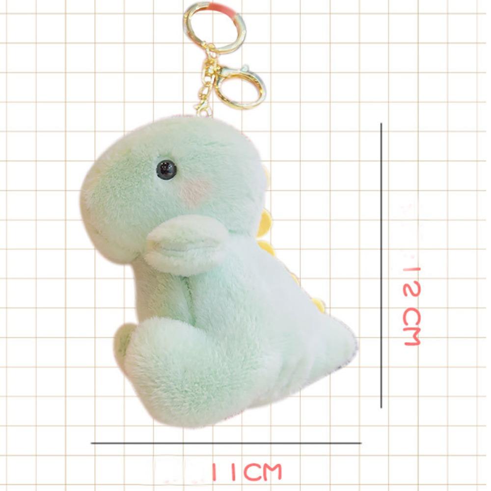 Милый динозавр плюшевая кукла игрушки кулон 12 см мягкая кукла брелок кавайный мультфильм плюшевая подвеска автомобиль