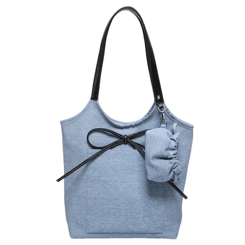 Женская сумка для переноски ручной клади большой вместимости, летняя, новая, простая и универсальная, повседневная сумка через подмышку, модная и универсальная