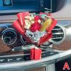 Автомобильный воздухозаборник для букета сухоцветов, воздухозаборник с зажимом, свежая ароматерапия, креативный стойкий парфюм для салона автомобиля, аксессуар P1Y3