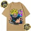 Dragon Ball 2026 New Hot Summer Z T-Shirt Goku Super Saiyan Street Graffiti Print Oversized Retro High Quality Tee for Men Women