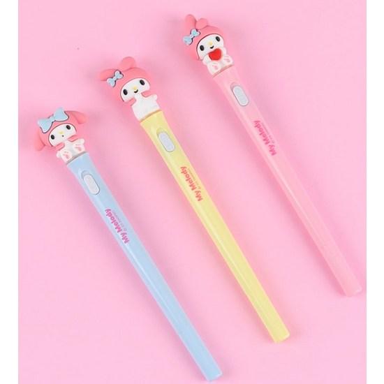 Sanrio Figure Light Pen 3-piece Set My Melody, Mixed Colors, 1 Set, a Popular Character In Korea