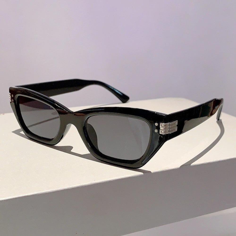 Модные ретро солнцезащитные очки, хип-хоп, кошачий глаз, эстетичные очки