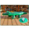 Pool Inflatable Floatings Row Crocodiles Shape Pool Toy Childrens Floatings Bed
