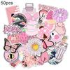 50Pcs Cute Skateboard Scrapbook Laptop Waterproof Suitcase Decor Stickers Decals