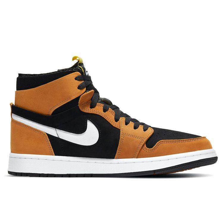 Мужские кроссовки Air Jordan 1 High Zoom Comfort Rookie Of The Year Black White Monarch CT0978-002