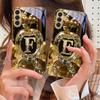 Высококлассный золотой символ 'F' для Samsung Galaxy S20 FE S21 S22 S23 Plus S24 Ultra 25Ultra S21+ S9+ S22Plus Золотой стеклянный чехол для телефона
