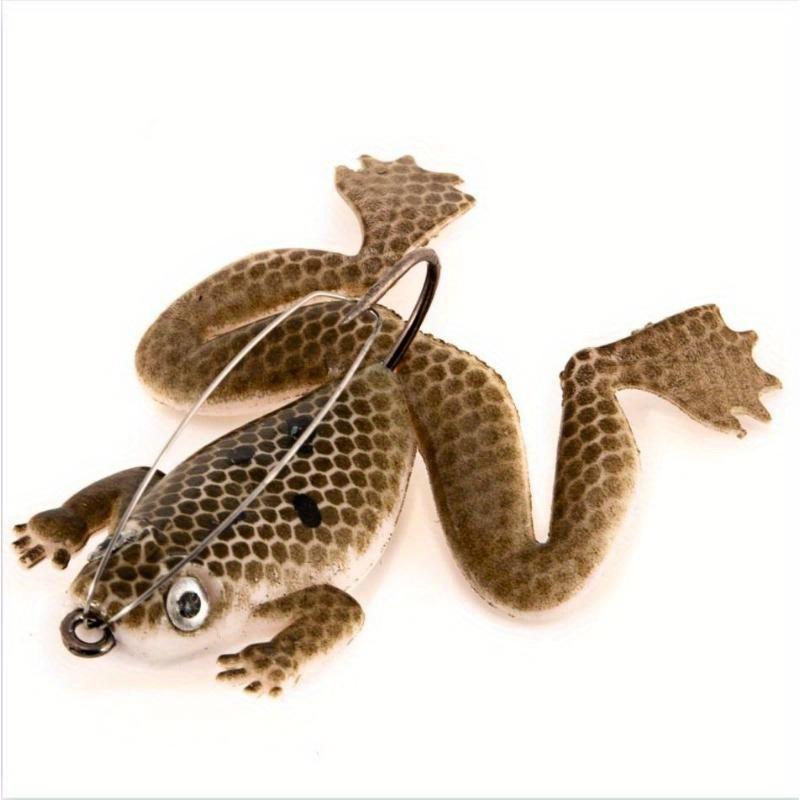 10 шт. резиновые лягушки мягкие рыболовные приманки CrankBait снасти 6 см лягушки рыболовные приманки приманки