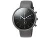 HYGGE Watch HGE020076 Men's Gray Leather Band Gray Stainless Steel Case NEW