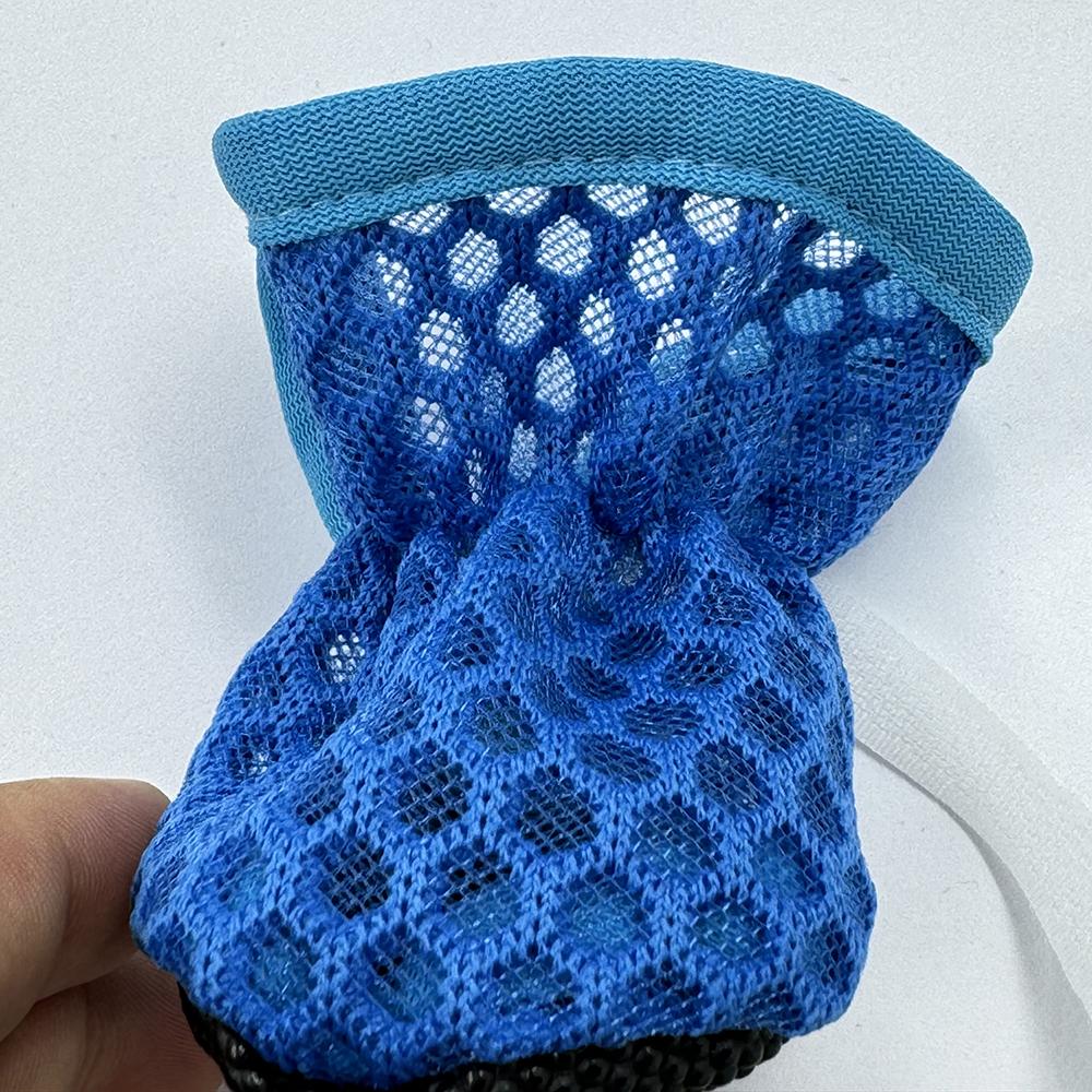 4 шт./компл. обувь для собак для маленьких и средних собак, кошек, нескользящая сетка, дышащие, светоотражающие ботинки для щенков, обувь для чихуахуа, йоркширского мопса