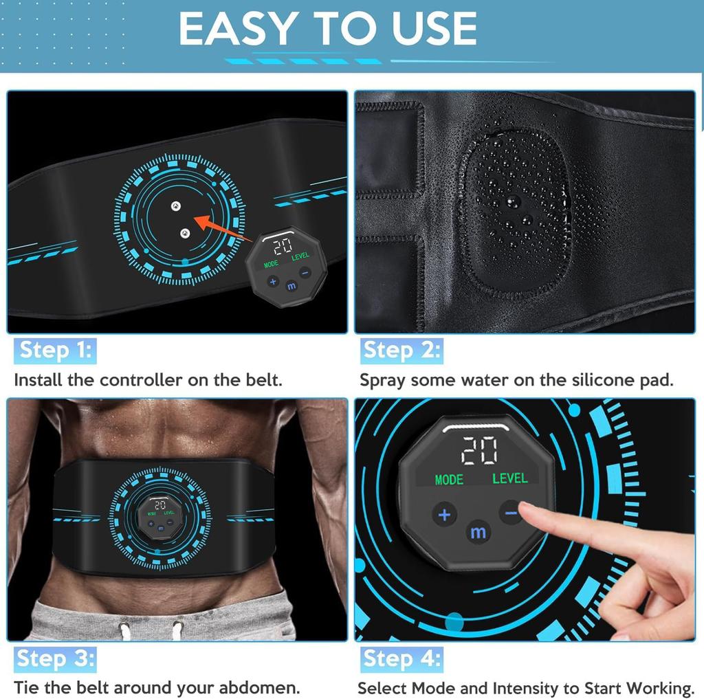EMS стимулятор мышц электрический пояс для тренировки пресса тонер для похудения фитнес-оборудование для похудения сжигание жира