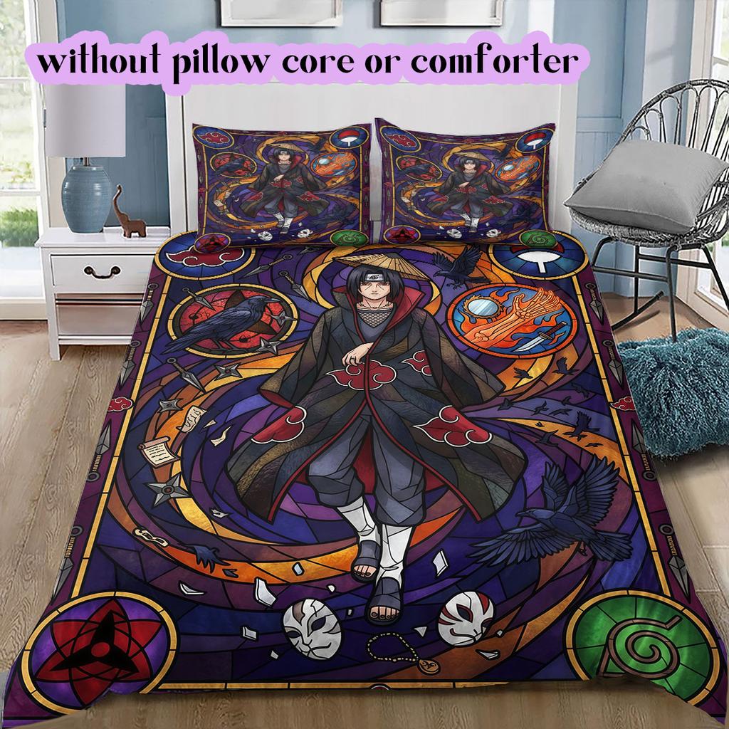 Naruto anime Soft and Comfortable Duvet Cover, Children's Bedding Set Gift, Extra Large Size, Various Sizes Available
