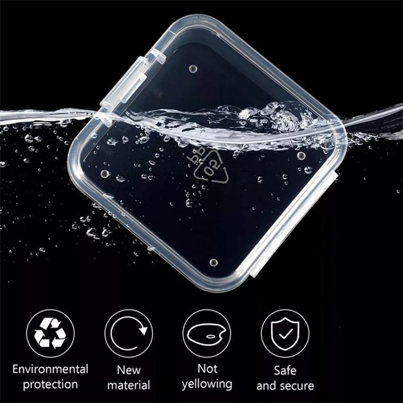 6 шт. мини прозрачная квадратная коробка для хранения пластиковых сережек упаковка для ювелирных изделий коробка для хранения маленькая квадратная коробка органайзер для ювелирных изделий