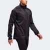 Adidas Куртка Supernova, дышащая ветрозащитная куртка с воротником-стойкой на молнии, мужские куртки, черная D73188