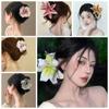 Floral Hair Claw Large Hairpin Cute Ponytail Clip  Girl