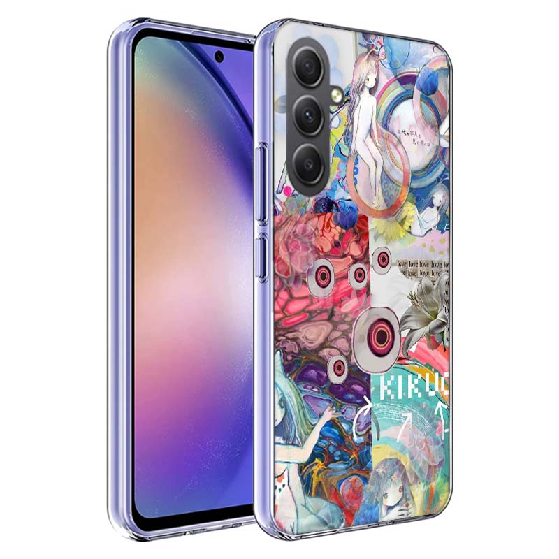 K-KikuoS Art Cute Phone Case for Samsung A17 A37 A57 A07 A16 A26 A36 A56 A06 A02S A12 A22 A32 A52S A04S A14 A24 A34 A54 A03 A13