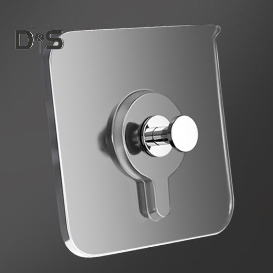 10Pcs Drill Free Adhesive Hooks Strong Load-bearing Waterproof Easy To Install Picture Hangers Wall Mount Screw Hooks