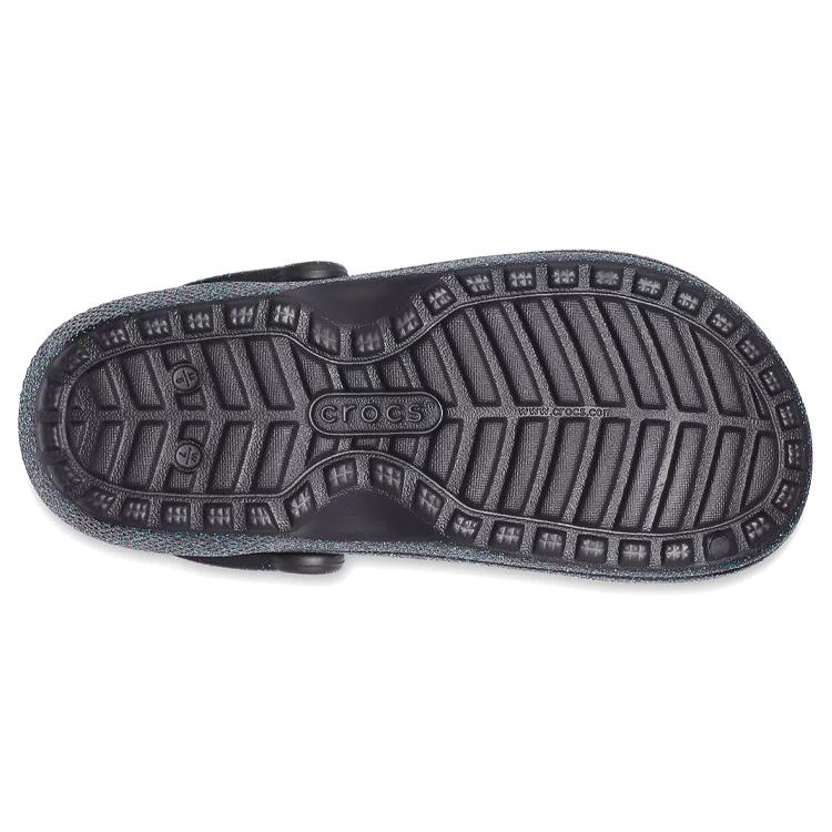 Crocs Классические клоги с подкладкой 'Звездное небо' Черные с блестками Женские 205842-9BD