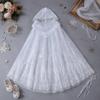 Sequined Children Cloak Shiny Shawl Girls Hooded Cloak Fairy Cosplay Costume Cape  Halloween Party
