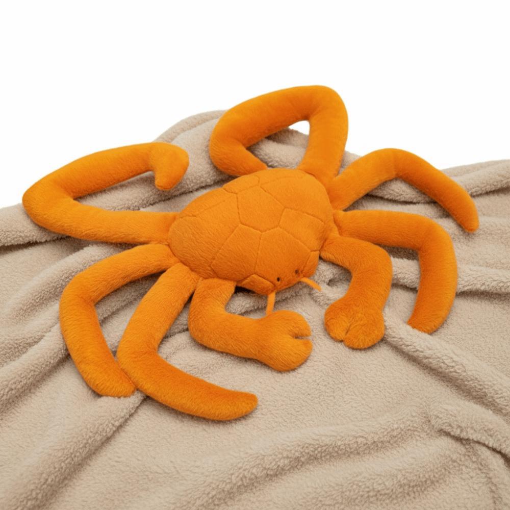 Simulation Crab Plush Toy Fluffy Sea Animal Doll Sleeping Pillow Crab Plush Doll Christmas Toy