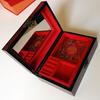 Wooden Lacquer Jewelry Storage Box, Hand-painted Jewelry Box, Double-layer Jewelry Box