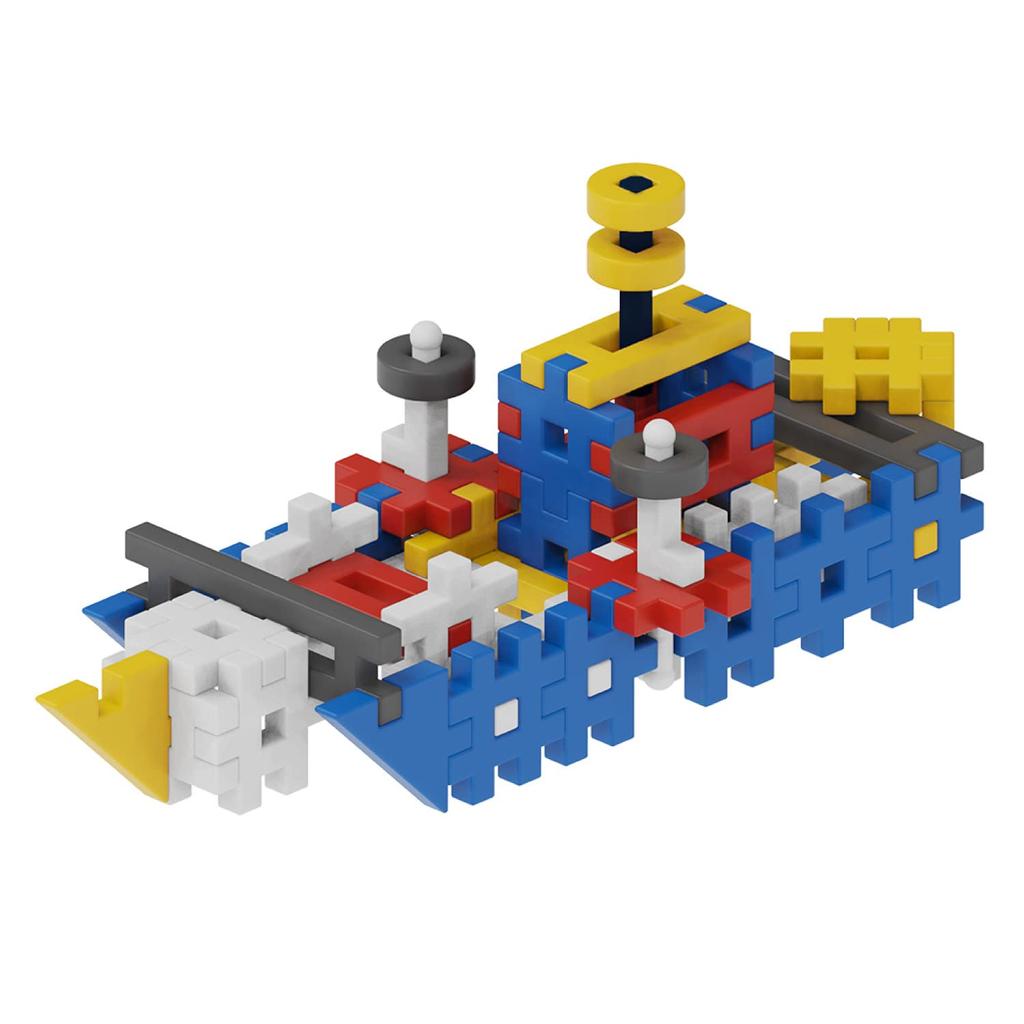 Gakken New Block Vehicle Set (Ages 2 and Up) 20 Types, 96 Parts, 83729