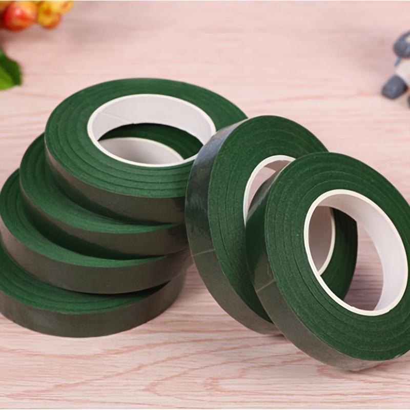 4/6 шт. Темно-зеленая флористическая лента DIY ручная упаковка для упаковки цветочных стеблей и декоративная лента для цветочных свадебных букетов