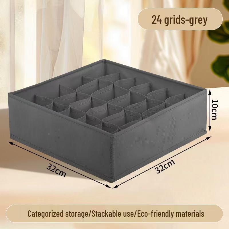 Складной ящик для хранения нижнего белья и носков с разделителями – Органайзер для ящика для бюстгальтеров и трусиков