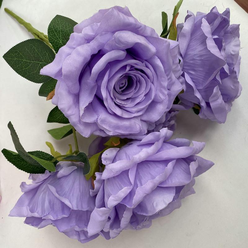 Букет искусственных цветов из шелка с розами Свадебный декор Домашняя фотография Цветочный реквизит