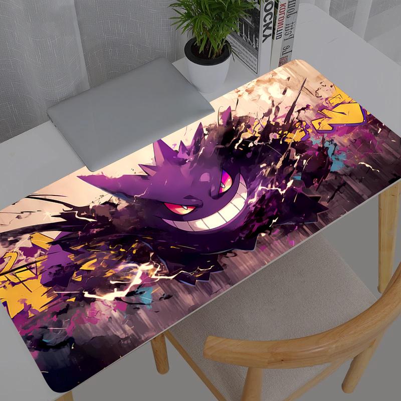 Mouse Pad Gaming Accessories Gabinete Pokemon Pikachu Gengar Gamer PC Computer Desk Mat Large XXL Keyboard Tablet Mousepad