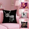 Pikpaka Rapper D-Drakes Cushion Cover Plush Fabric Soft Double-Sided Printed Sofa Warm Winter Home Gift Pillow Cover