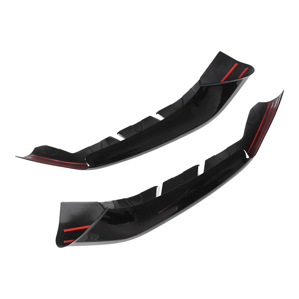 2 шт. Диффузор переднего бампера Глянцевый черный Левый Правый Сплиттер-спойлер губы для 5 серии G30 G31 M
