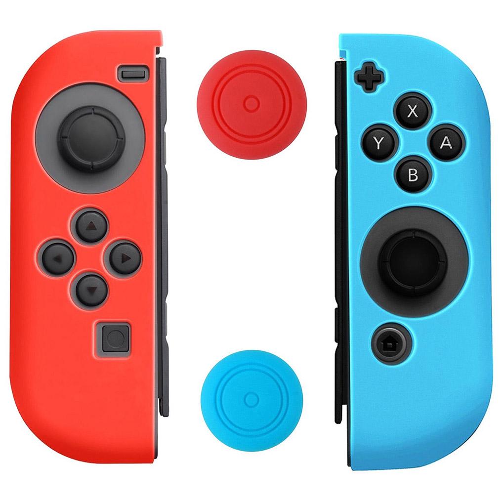Защитный чехол для Switch Силиконовый амортизирующий чехол-накладка для игрового контроллера для Switch