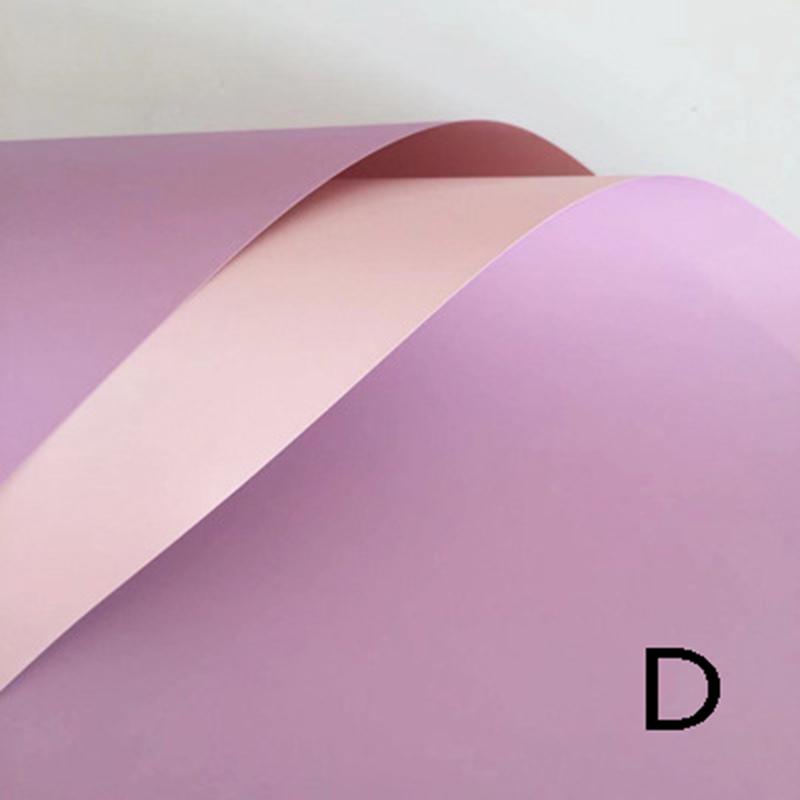 20PCS Wedding Decor Bouquet Waterproof Packaging Flower Wrapping Paper Gifts Packing Duplex Paper