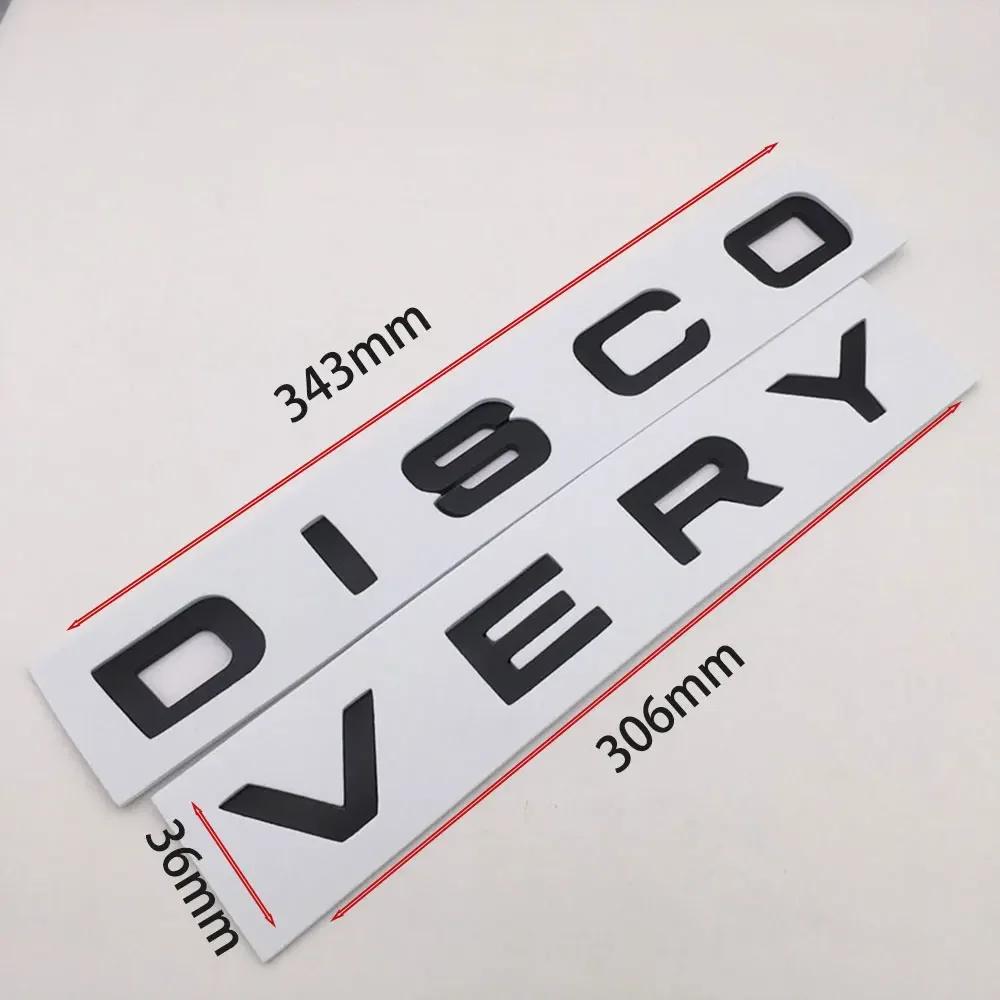 3D ABS Letters Logo Car Front Hood Badge Bonnet Sticker Land Rover Discovery Sports Emblem Discovery 4 3 5 2 TD5 Accessories SA3