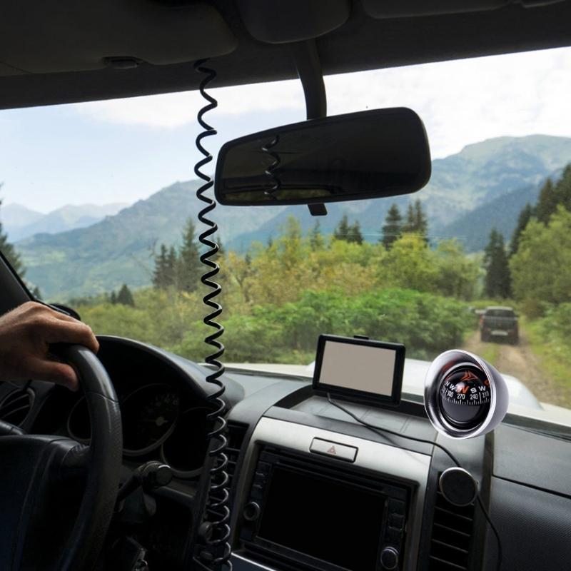 Автомобильные компасы Крепления на приборную панель Компас для транспортных средств Навигация Автомобильные украшения Аксессуары