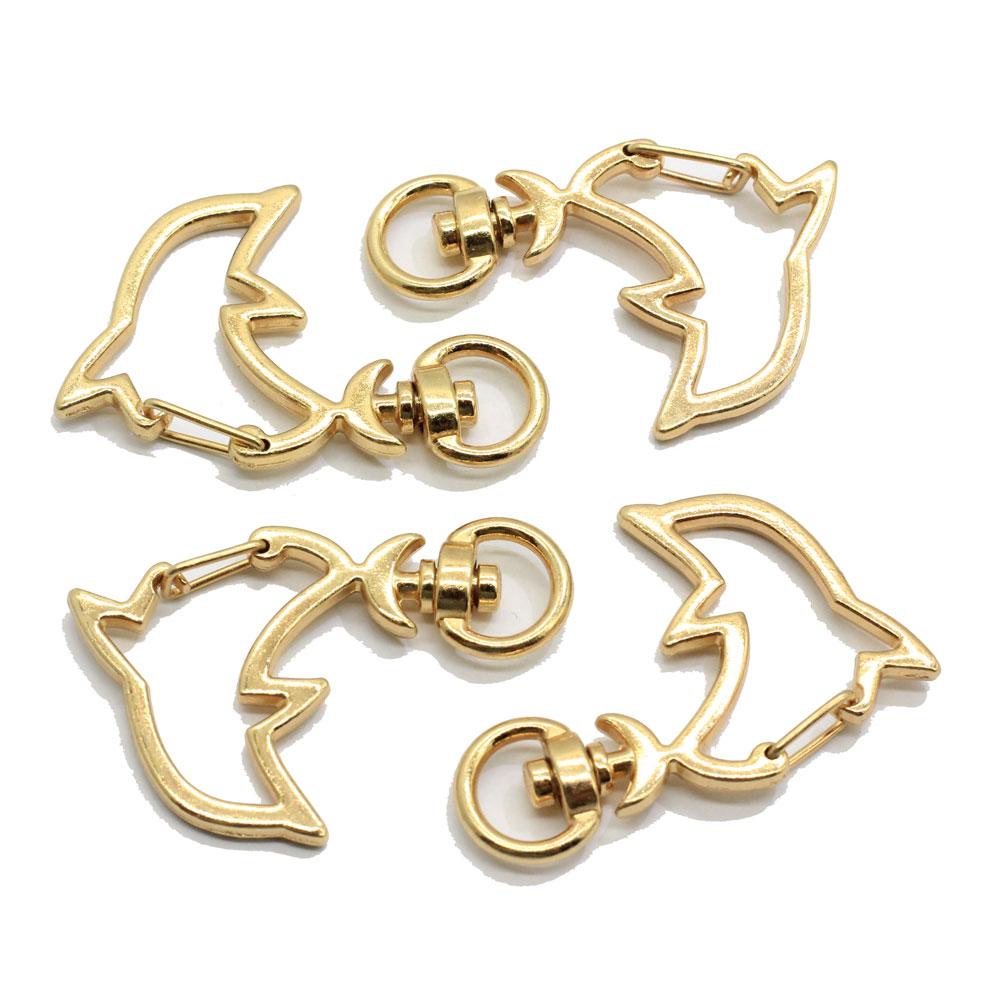 High Quality Swivel Lobster Clasp Snap Hook Wing Neko Heart Star Moon Cherry Blossom Shape Keychain Jewelry Findings Car Keyring