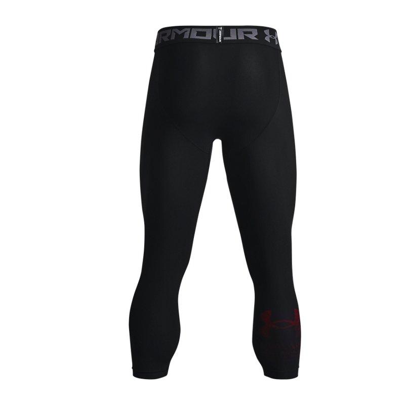 Under Armour HeatGear® Armour Graphic Training Compression Capris Мужские штаны, черные 1364602-001