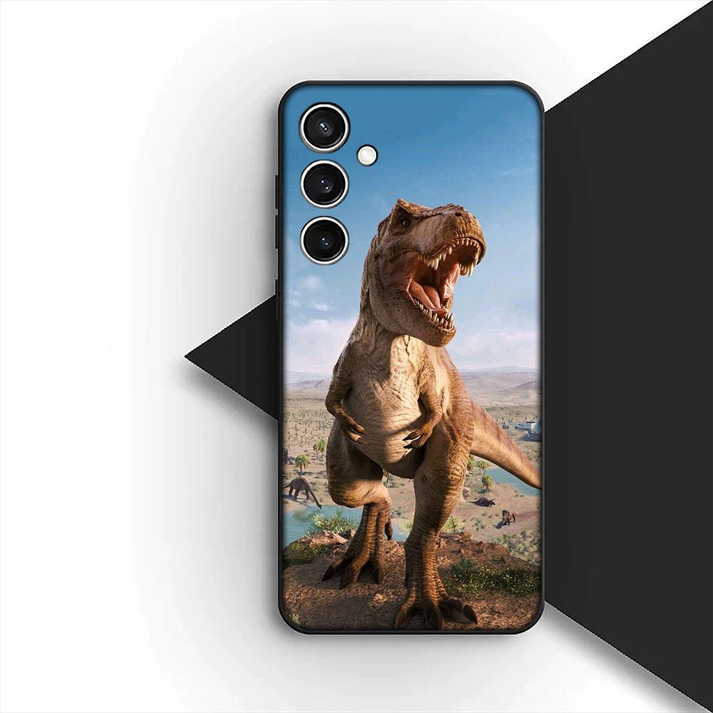 Чехол для телефона для Samsung Galaxy S10 S8 S9 Plus A33 A34 A31 70 A71 A72 Note 20 9 8 S10E Корпус Мягкий чехол Обои Динозавр Аниме