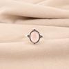 Rose Quartz Gemstone 925 Solid Silver Jewelry Handmade Ring For Anniversary Gift RR-9-25