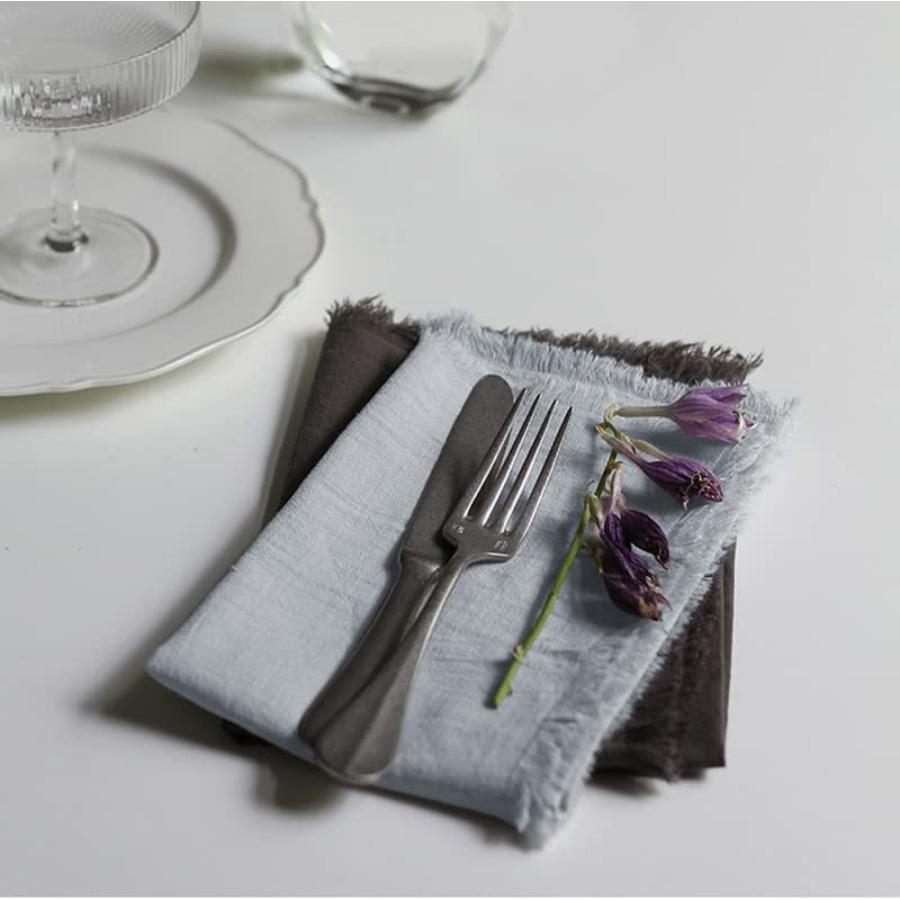 1PC Napkin Burlap Mouth Cloth Cotton Linen Party Holiday Decoration Table Runner Cross Border Factory Wholesale