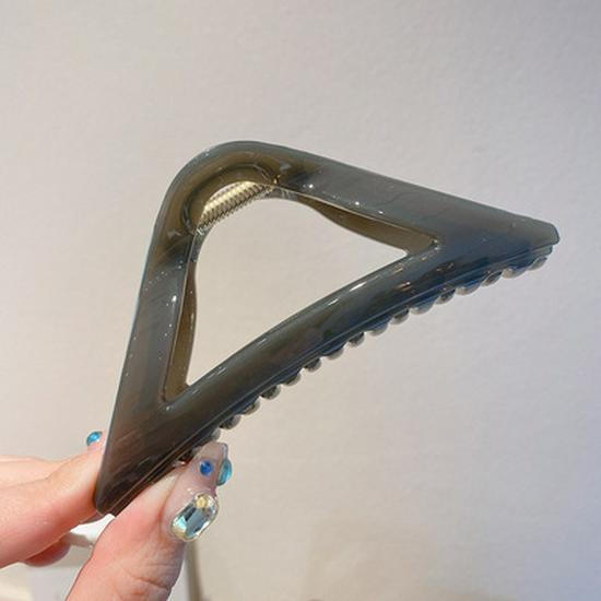 Элегантная большая треугольная заколка для волос - шикарный корейский аксессуар для волос