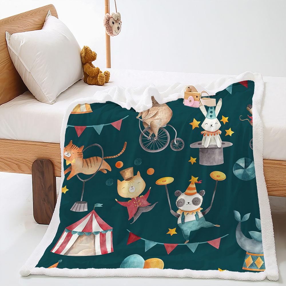 Blanket Animal Rabbit Blanket Lamb Fleece Crystal Fleece Blanket Blanket Universal