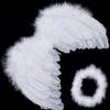Selling Hot Sales and Photo White Baby Angel Kids For Decoration Feather