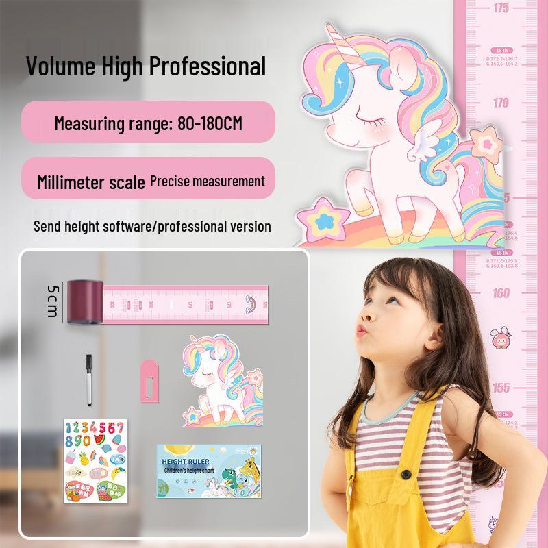 3D Giraffe EVA Magnetic Height Chart for Children's Room