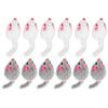 12 игрушек-мышек для кошек Furry Interactive Play Mouse Toys для домашних кошек и котят