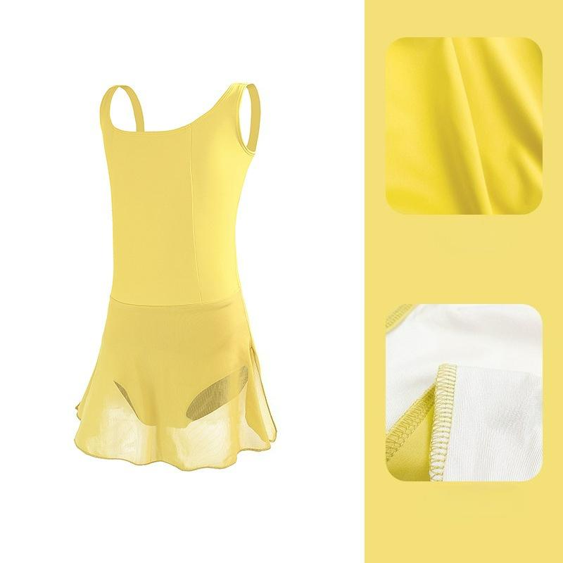 Детская одежда для танцев на лямках, балетные пачки для девочек, детская одежда для танцев, одежда для физической гимнастики, лето