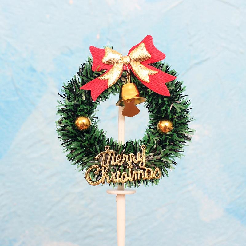 Рождественская елка гирлянда колокольчики 3D подарок праздничные атрибуты украшения украшения