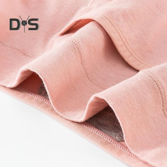 Women Menstrual Panties Mid Waist Cotton Anti-leak Plus Size Soft Breathable Anti-septic Solid Color Elastic Moisture-wicking Lady Briefs Period