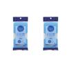 Body Sponge Hard 2-Pack - Japanese Antibacterial Bath & Shower Wash for Men & Women, Refreshing Lather