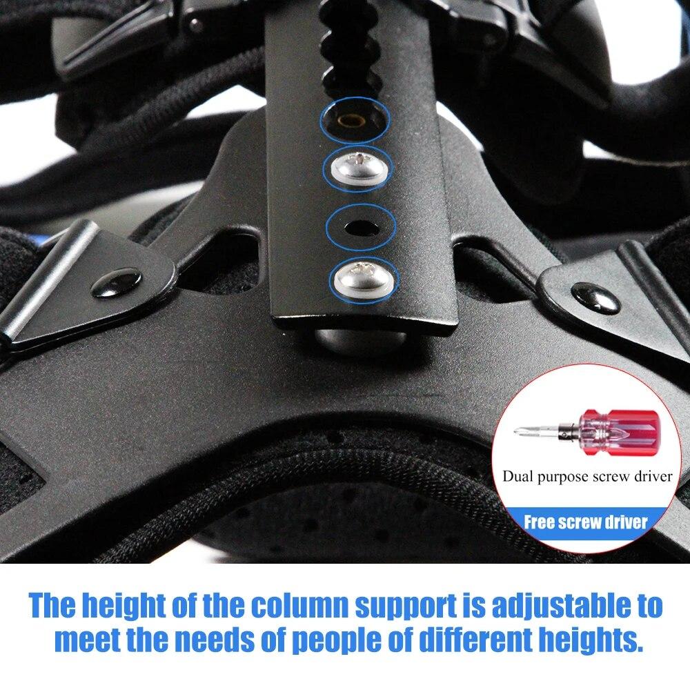 Tcare Регулируемый Корректор осанки при сколиозе Вспомогательный ортез позвоночника для послеоперационного восстановления спины унисекс для взрослых Здравоохранение